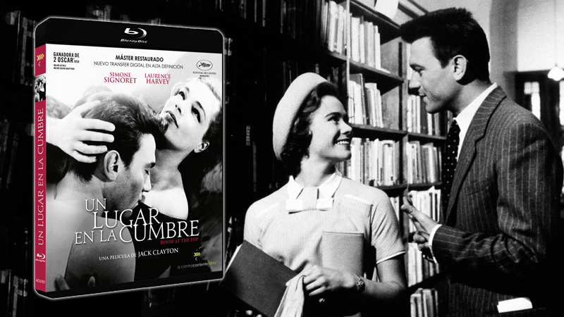 Carátula y contenidos del clásico Un Lugar en la Cumbre en Blu-ray