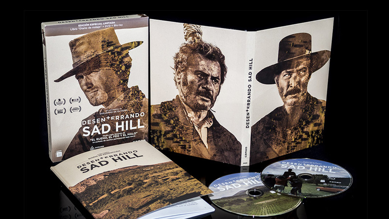 Fotografías de la edición especial de Desenterrando Sad Hill en Blu-ray