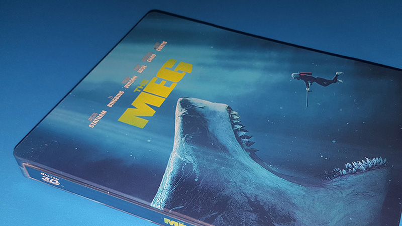 Fotografías del Steelbook de Megalodón en Blu-ray 3D y 2D