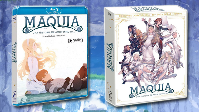 Maquia. Una Historia de Amor Inmortal en Blu-ray sencillo y coleccionista