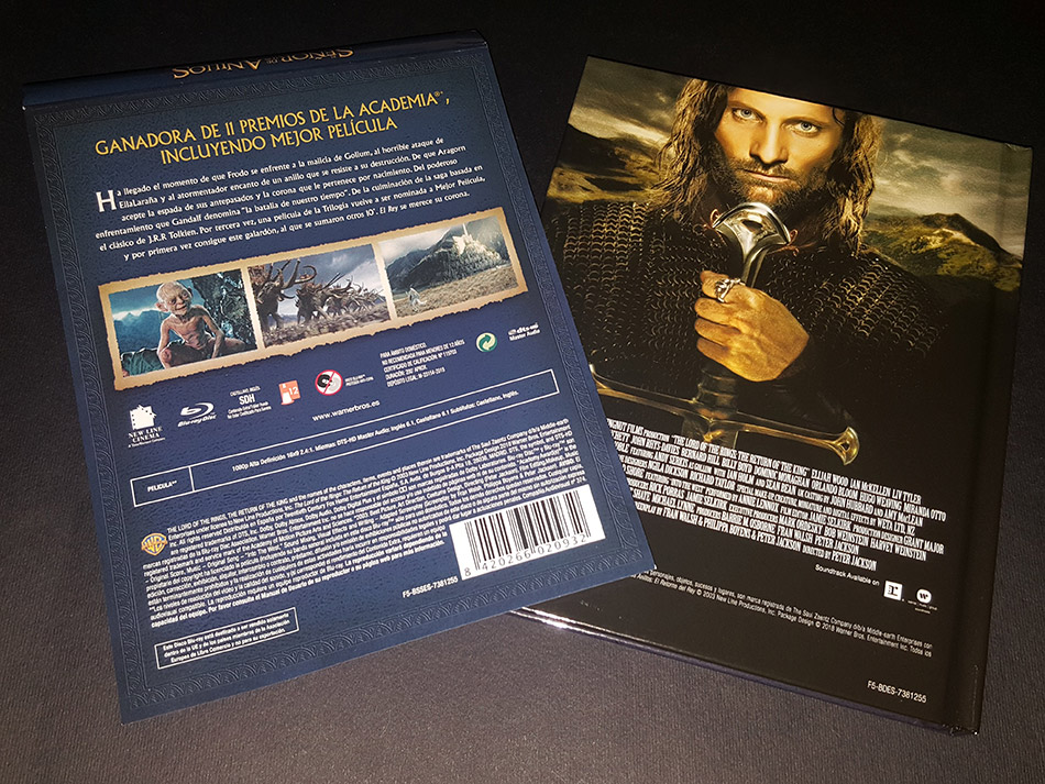 Fotografías del Digibook de El Señor de los Anillos: El Retorno del Rey en Blu-ray 5