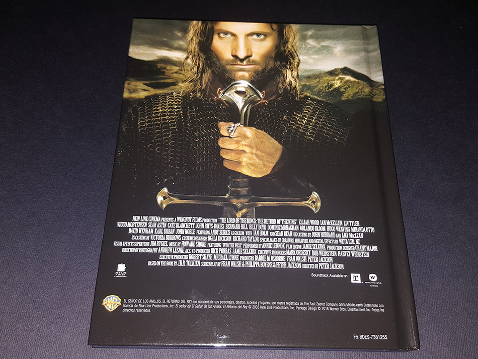 Fotografías del Digibook de El Señor de los Anillos: El Retorno del Rey en Blu-ray 11