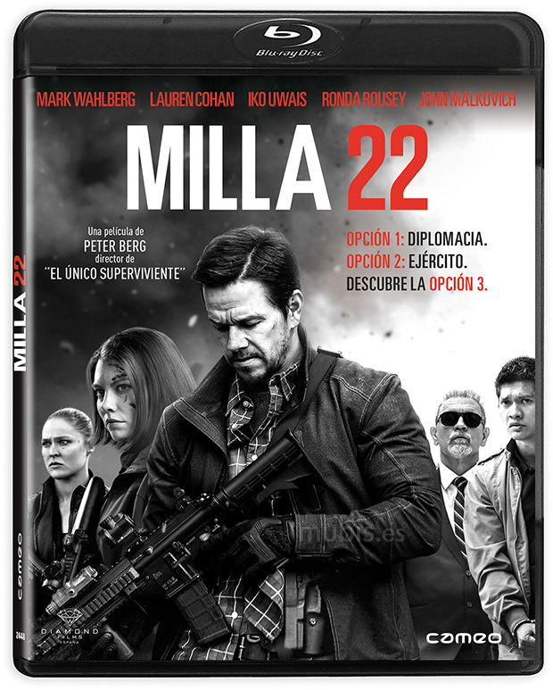 Detalles de la caja de Milla 22 en Blu-ray 1