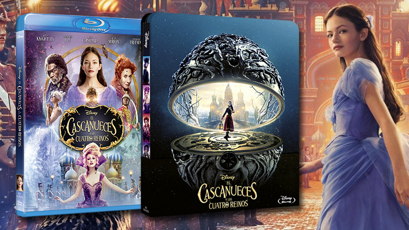 El Cascanueces y Los Cuatro Reinos en Blu-ray y Steelbook