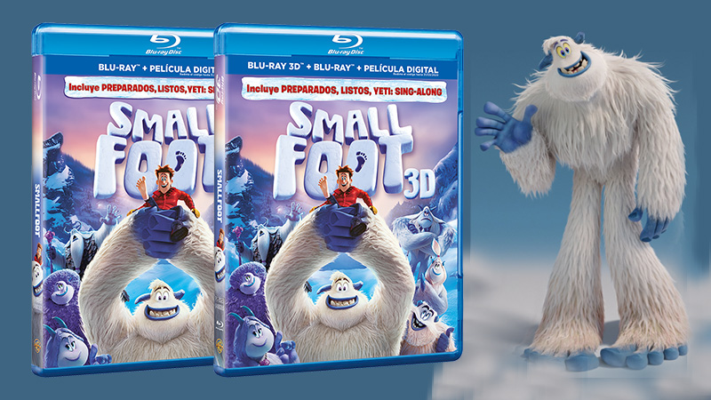 Todos los detalles de Smallfoot en Blu-ray y 3D