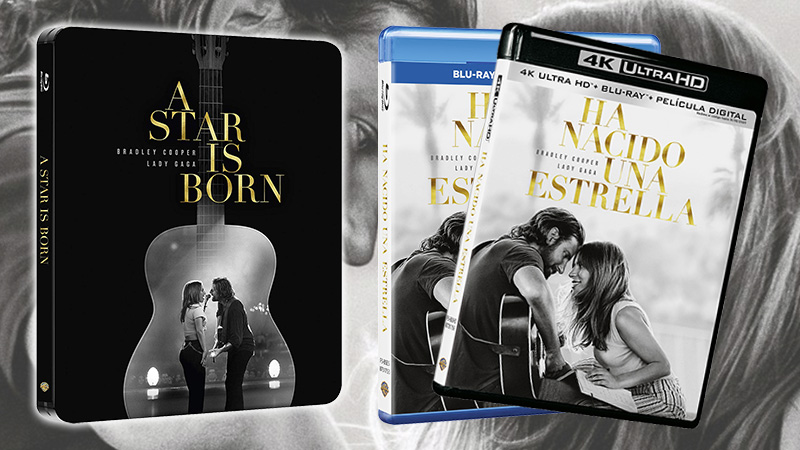 Diseños de Ha Nacido una Estrella en Blu-ray, Steelbook y UHD 4K