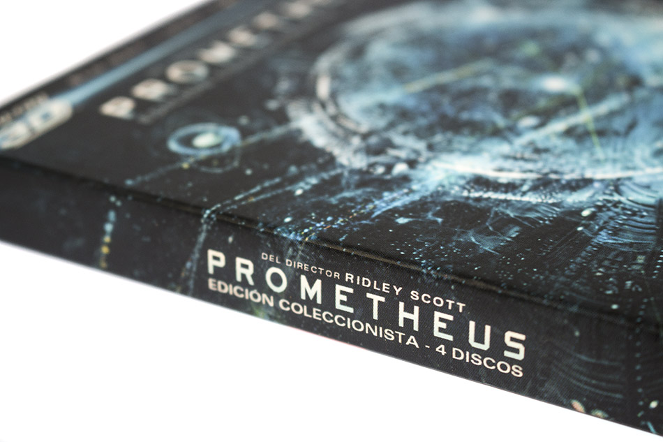 Fotografías de la edición coleccionista de Prometheus en Blu-ray 3D y 2D 3