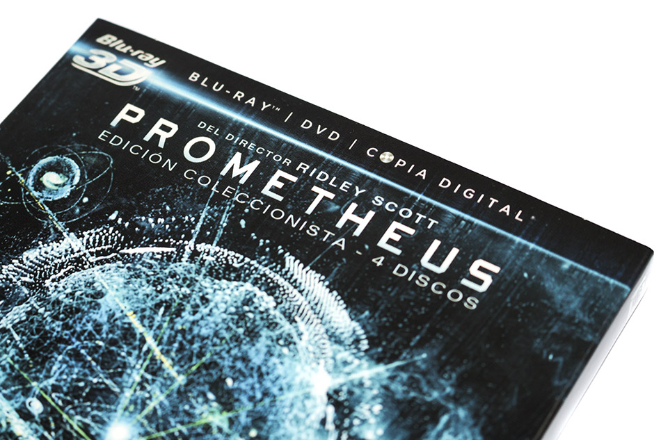 Fotografías de la edición coleccionista de Prometheus en Blu-ray 3D y 2D 4