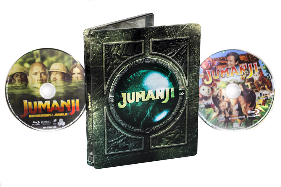 Fotografías del Steelbook de Jumanji y Jumanji: Bienvenidos a la Jungla en Blu-ray 16