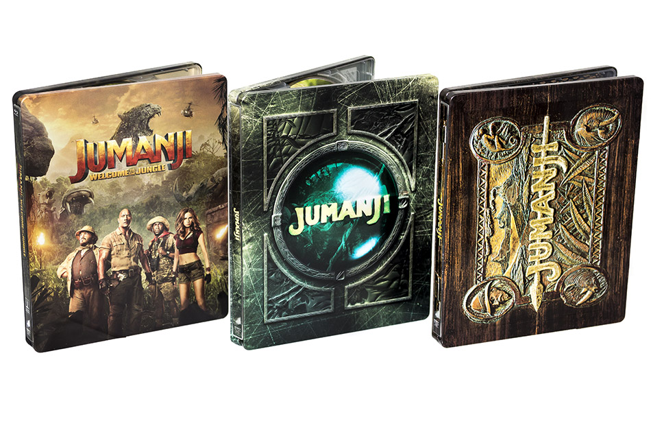 Fotografías del Steelbook de Jumanji y Jumanji: Bienvenidos a la Jungla en Blu-ray 17