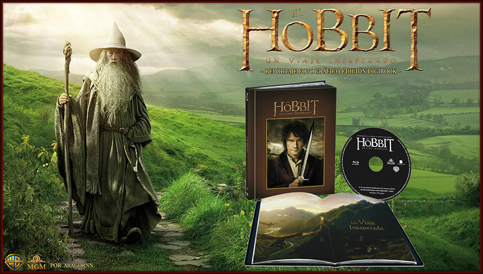 Fotografías del Digibook de El Hobbit: Un Viaje Inesperado en Blu-ray 1