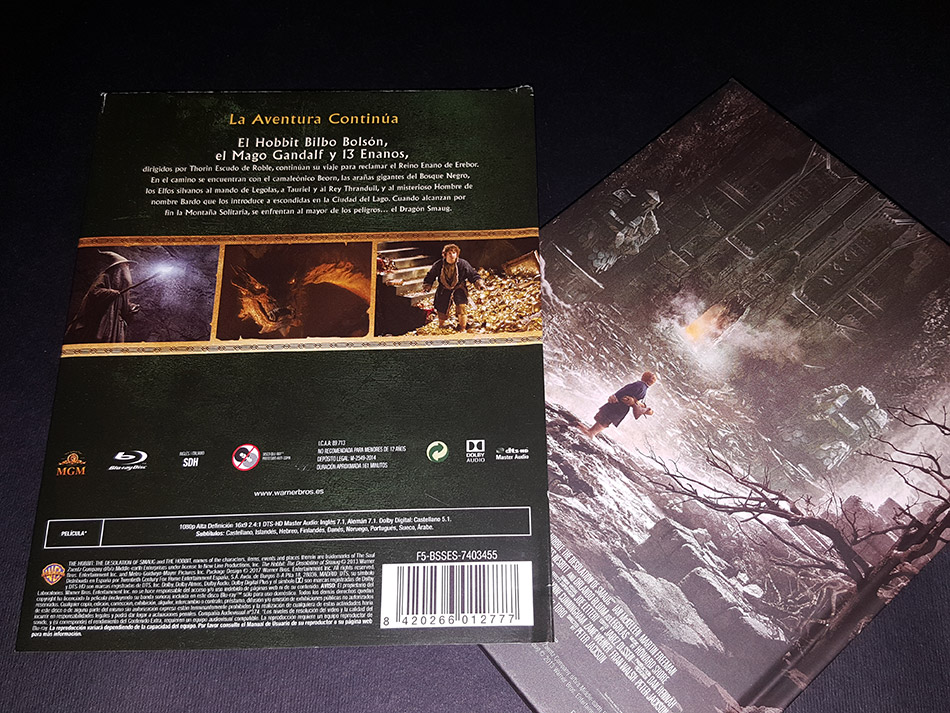 Fotografías del Digibook de El Hobbit: La Desolación de Smaug en Blu-ray 5