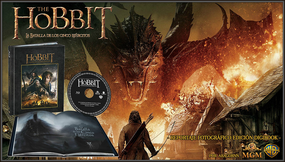 Fotografías del Digibook de El Hobbit: La Batalla de los Cinco Ejércitos en Blu-ray 1