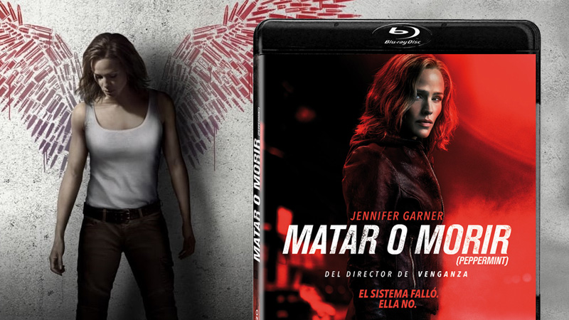 Carátula y contenidos de Matar o Morir (Peppermint) en Blu-ray