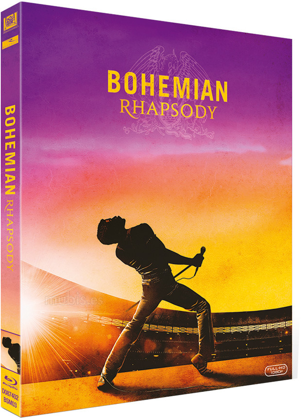 Diseño de la carátula de Bohemian Rhapsody - Edición Libro en Blu-ray 1