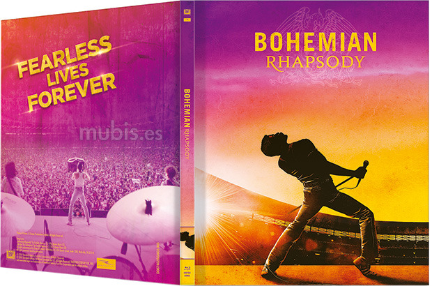 Diseño de la carátula de Bohemian Rhapsody - Edición Libro en Blu-ray 3