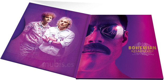 Diseño de la carátula de Bohemian Rhapsody - Edición Libro en Blu-ray 4