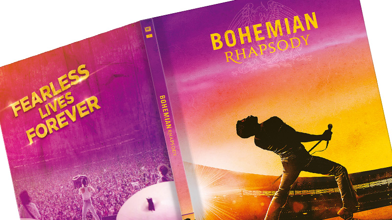 Imágenes del Digibook de Bohemian Rhapsody en Blu-ray