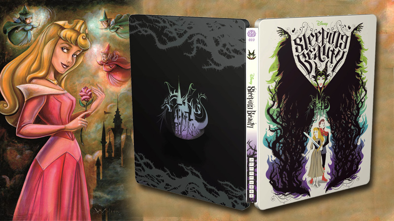 Steelbook de La Bella Durmiente de Mondo en Blu-ray