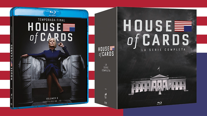 Temporada final de House of Cards y la serie completa en Blu-ray