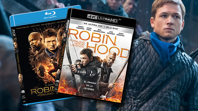 Carátula y contenidos de Robin Hood en Blu-ray y UHD 4K