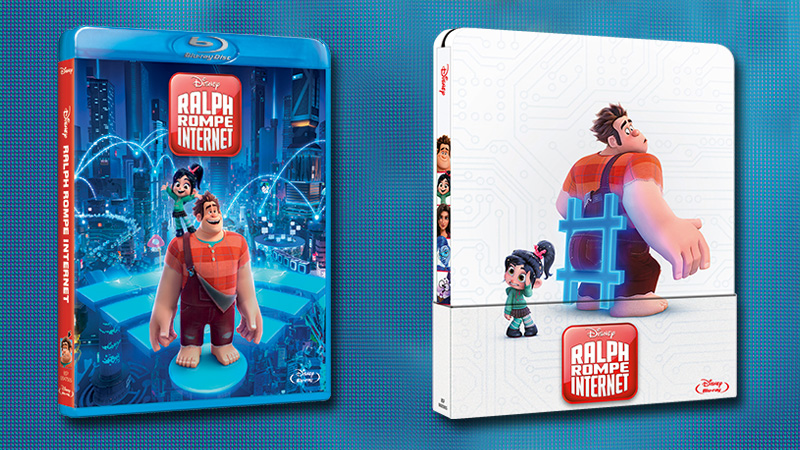 Detalles completos de Ralph rompe Internet en Blu-ray y Steelbook