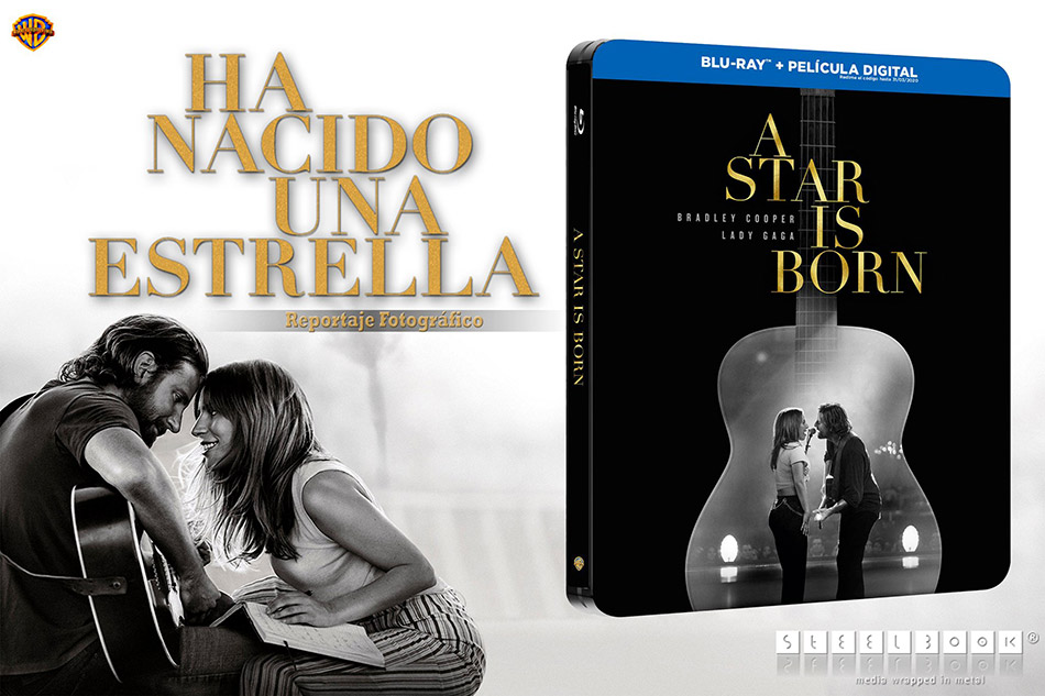 Fotografías del Steelbook de Ha Nacido una Estrella en Blu-ray 1