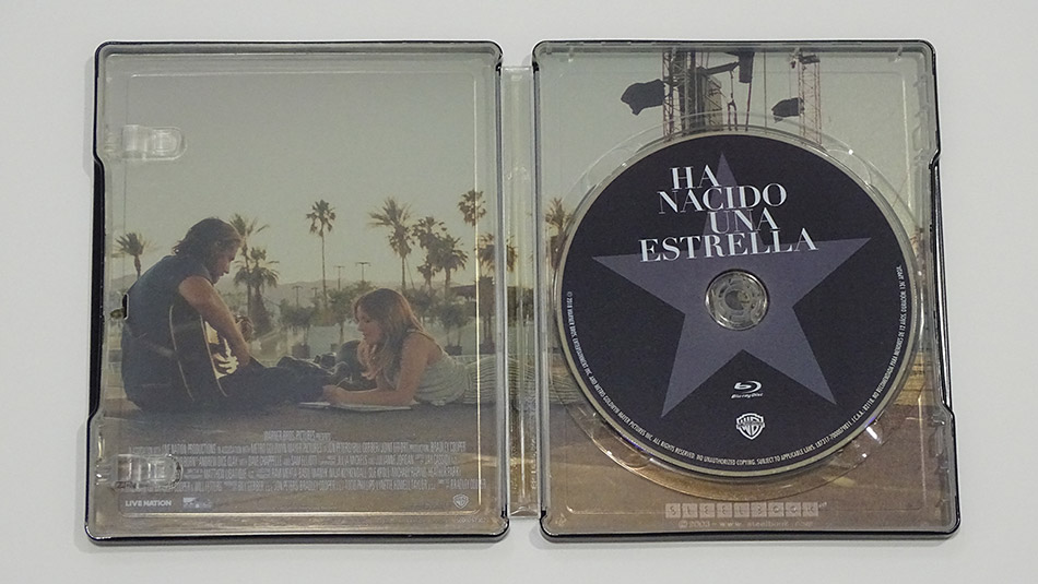 Fotografías del Steelbook de Ha Nacido una Estrella en Blu-ray 11