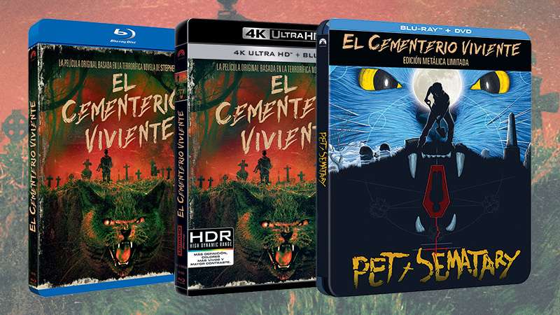 Todos los detalles de El Cementerio Viviente en Blu-ray, Steelbook y UHD 4K
