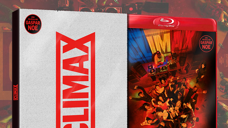 Diseño de la funda y la caja de Climax en Blu-ray