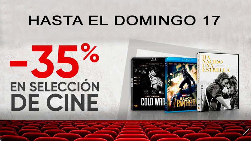 Oferta: 35% de descuento en fnac.es en una selección de Cine
