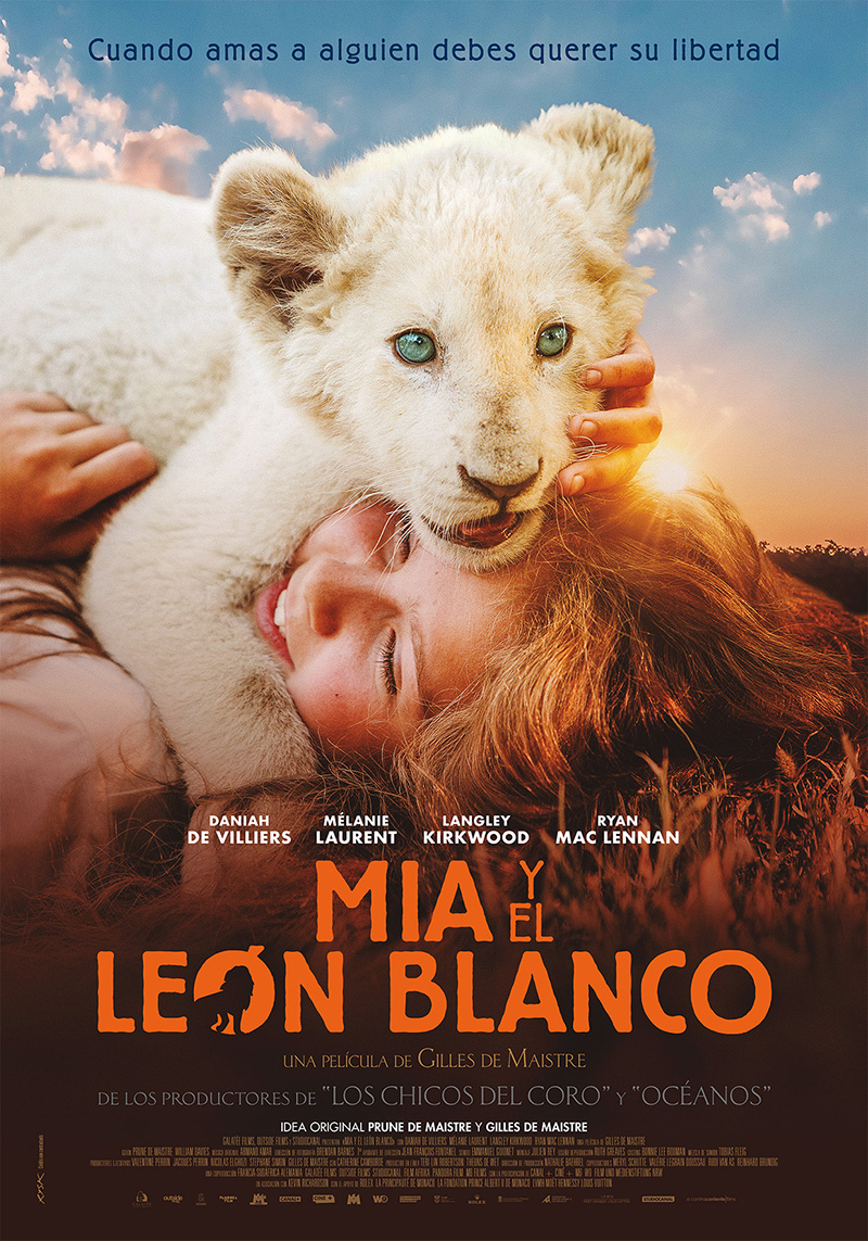 Tráiler y póster de Mia y el León Blanco