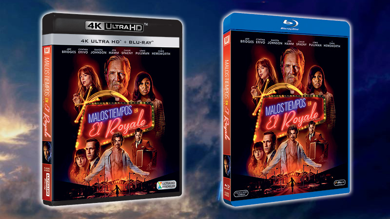 Carátulas de Malos Tiempos en El Royale en Blu-ray y UHD 4K