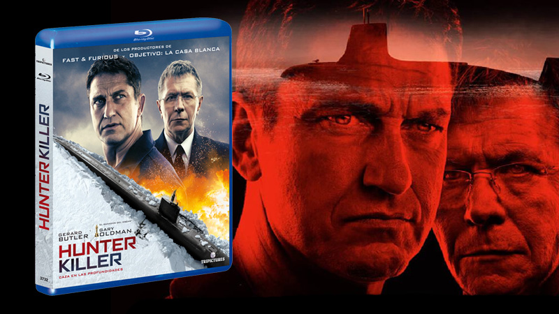 Hunter Killer - con Gerard Butler y Gary Oldman- en Blu-ray