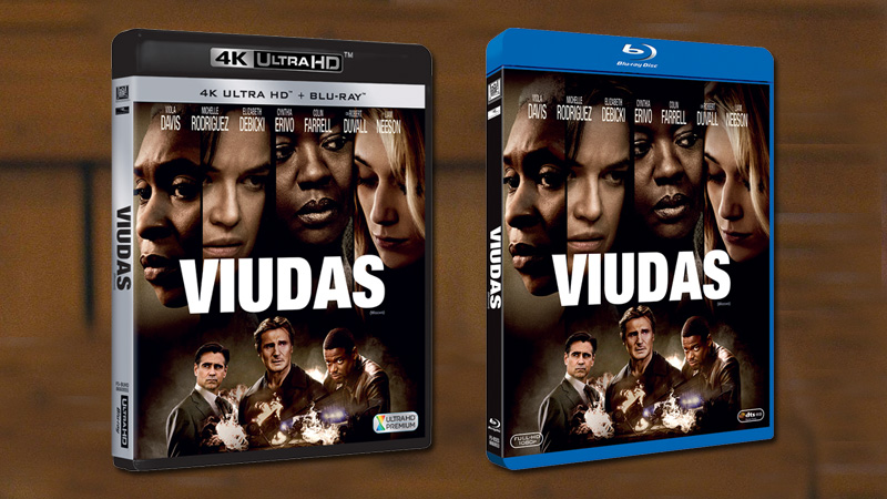 Carátulas y extras de Viudas en Blu-ray y UHD 4K
