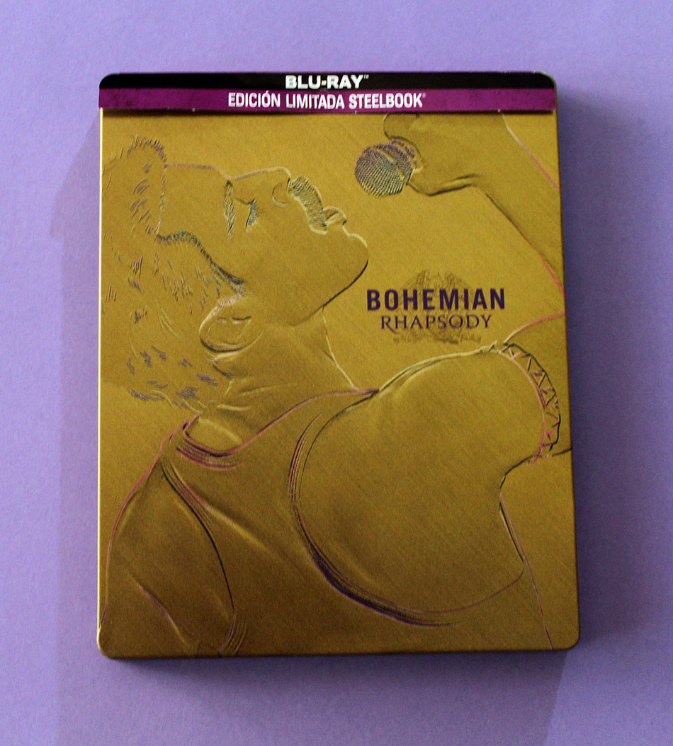 Fotografías del Steelbook de Bohemian Rhapsody en Blu-ray 1