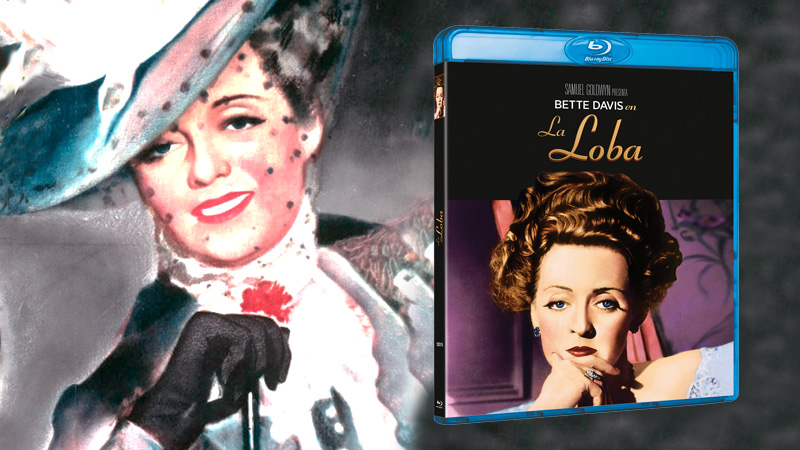 Carátula y datos del clásico La Loba -de William Wyler- en Blu-ray