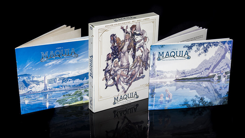Fotografías del Digipak de Maquia. Una Historia de Amor Inmortal en Blu-ray