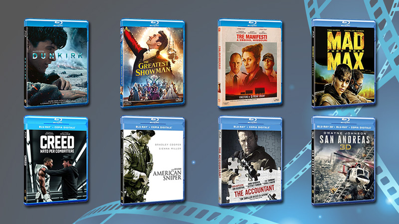 Promoción 5 Blu-ray por 20 € en amazon Italia