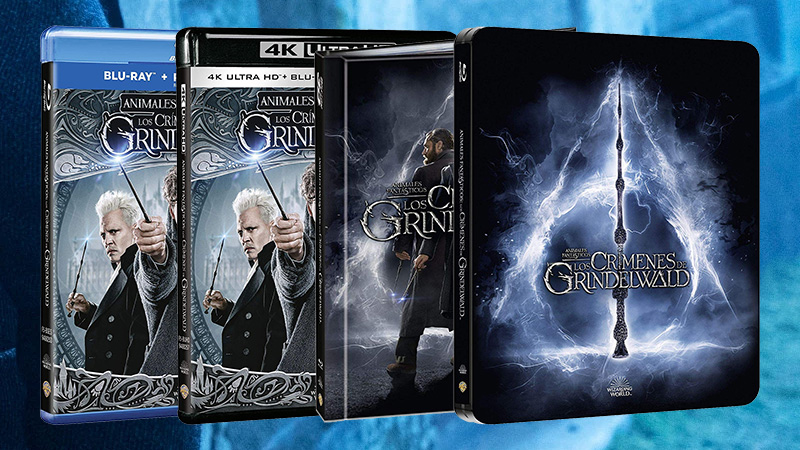 Detalles completos de Animales Fantásticos: Los Crímenes de Grindelwald en Blu-ray, 3D y 4K