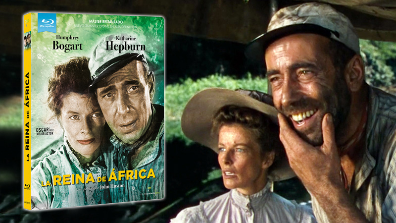 Carátula y contenidos de La Reina de África en Blu-ray