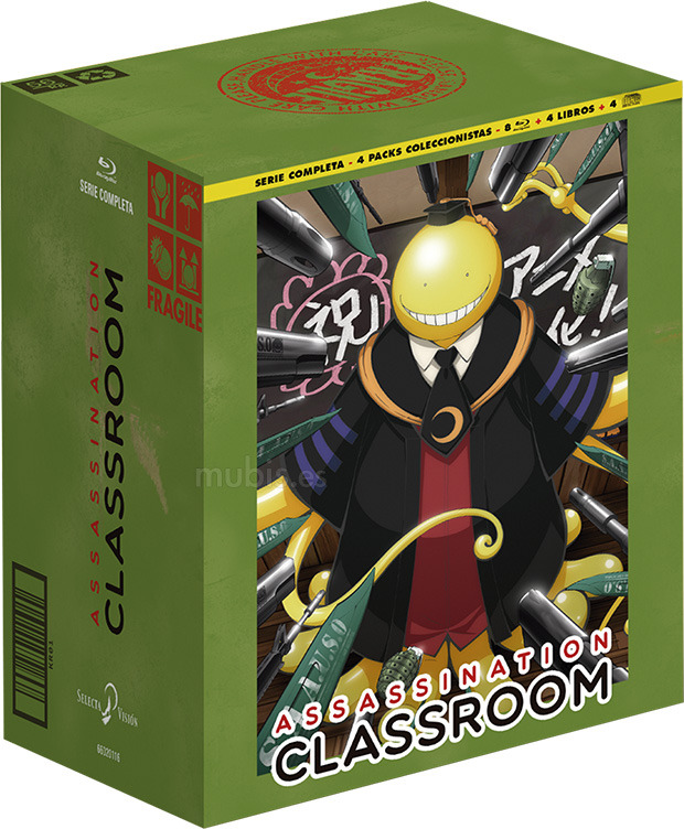 Detalles del Blu-ray de Assassination Classroom - Serie Completa 1