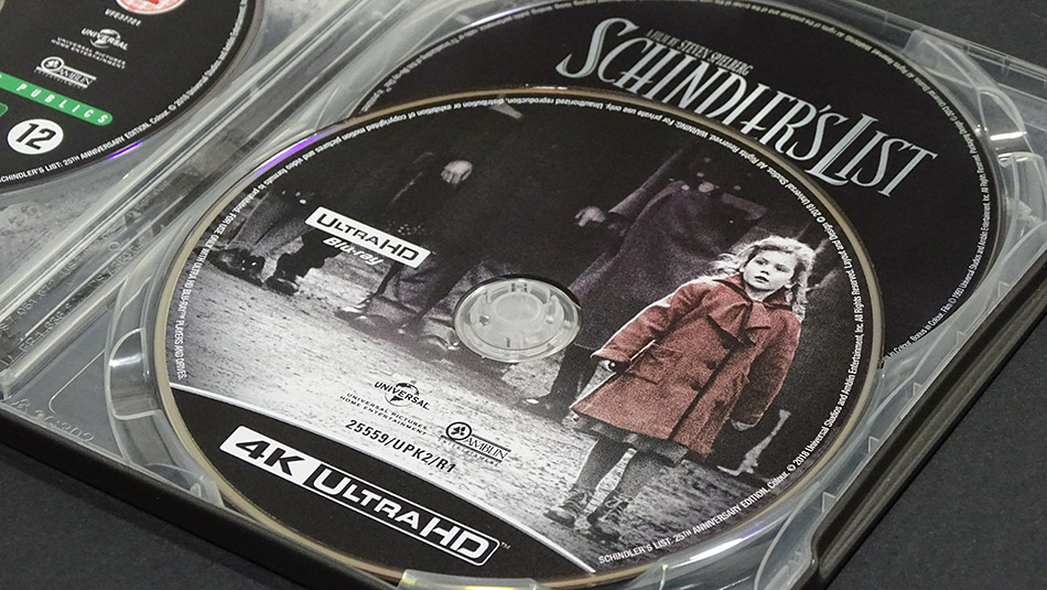 Fotografías del Steelbook de La Lista de Schindler en UHD 4K (Italia) 9