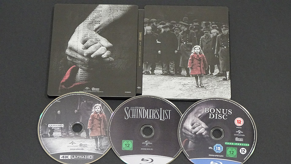 Fotografías del Steelbook de La Lista de Schindler en UHD 4K (Italia) 11