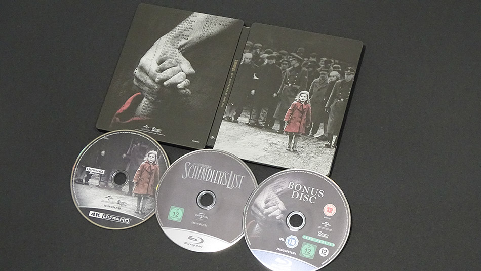 Fotografías del Steelbook de La Lista de Schindler en UHD 4K (Italia) 12