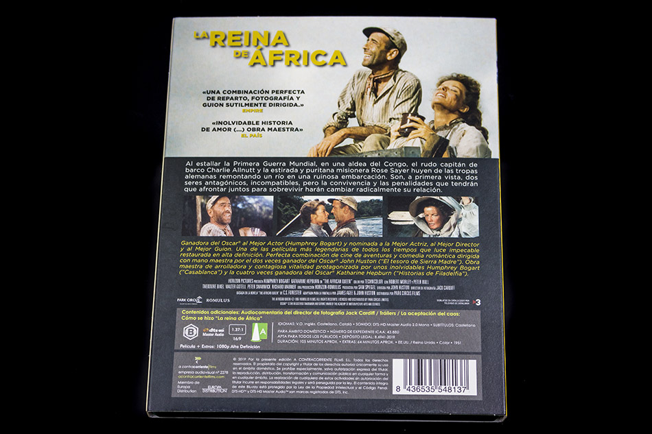 Fotografías del Blu-ray con funda de La Reina de África 5