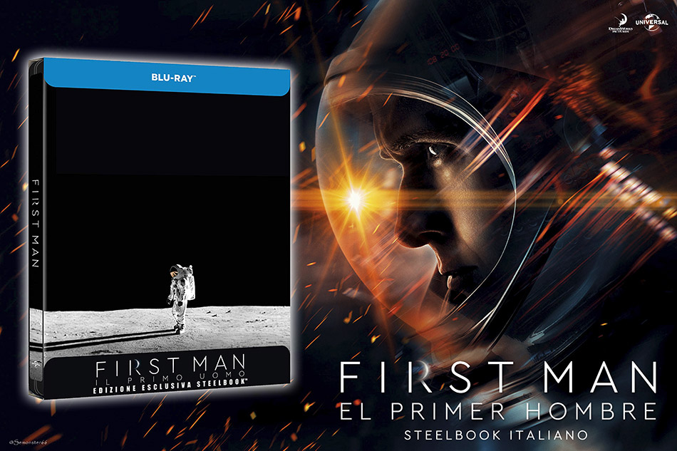 Fotografías del Steelbook de First Man - El Primer Hombre en UHD 4K (Italia) 1