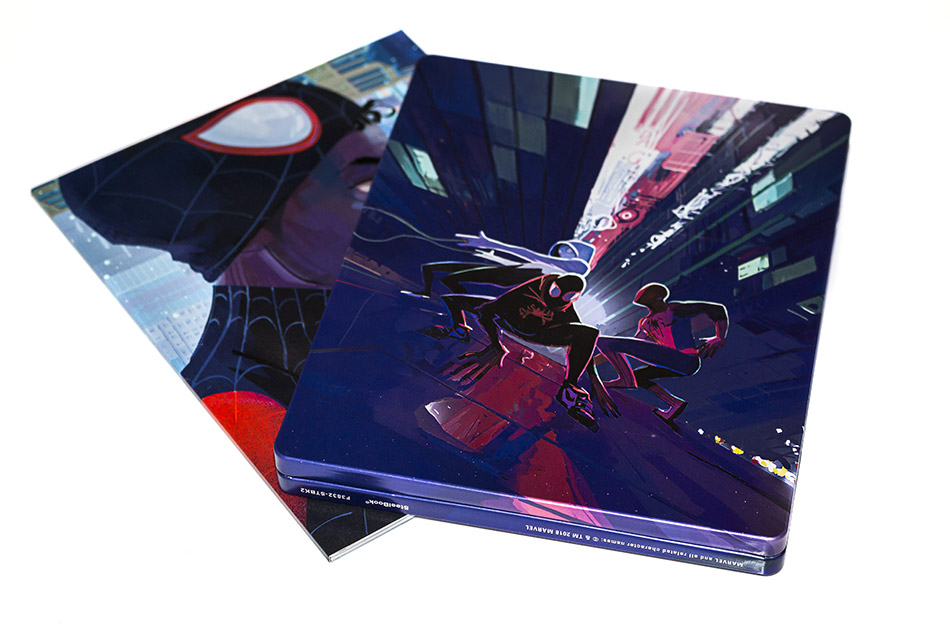 Fotografías del Steelbook de Spider-Man: Un Nuevo Universo en Blu-ray 7