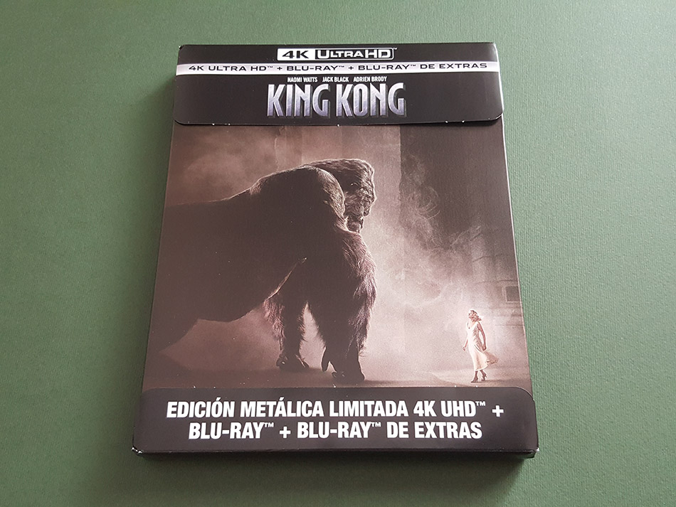 Fotografías del Steelbook de King Kong en UHD 4K 2
