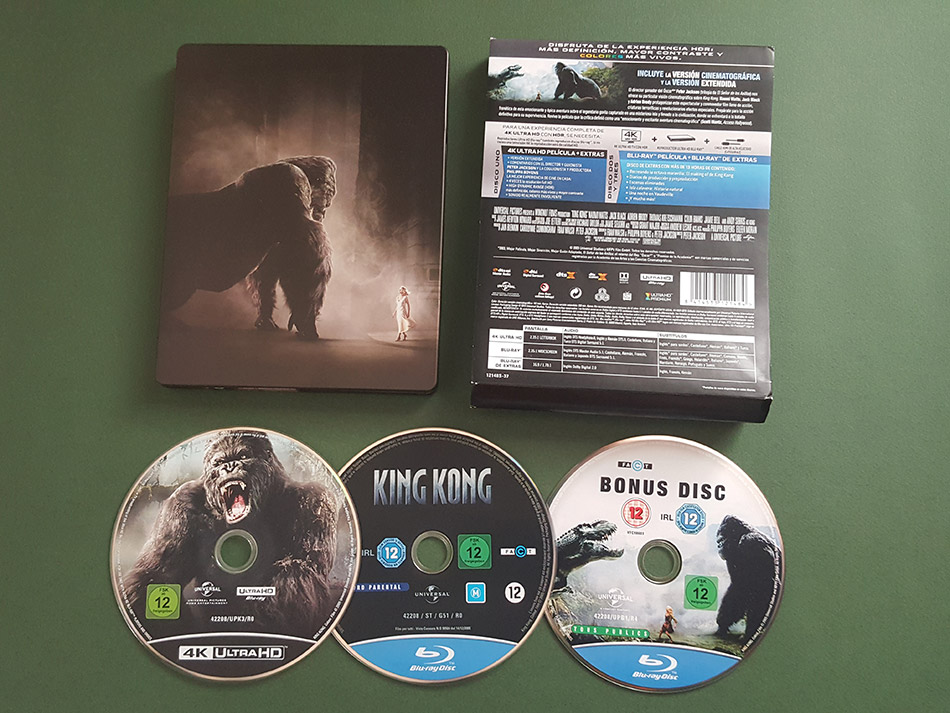 Fotografías del Steelbook de King Kong en UHD 4K 27